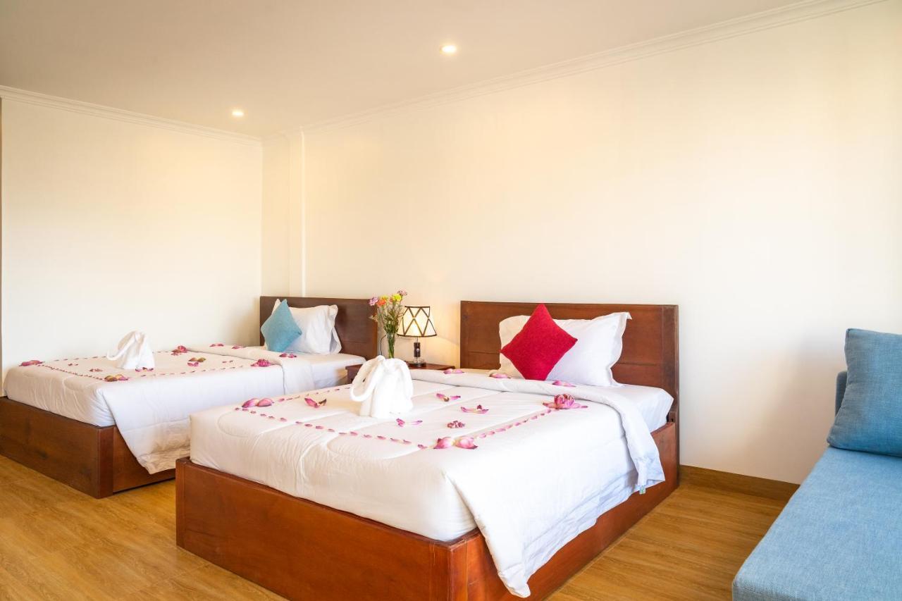 400m2 1 slaapkamer, 1 privé badkamer Appartement in Sala Kamreuk Siem Reap Buitenkant foto