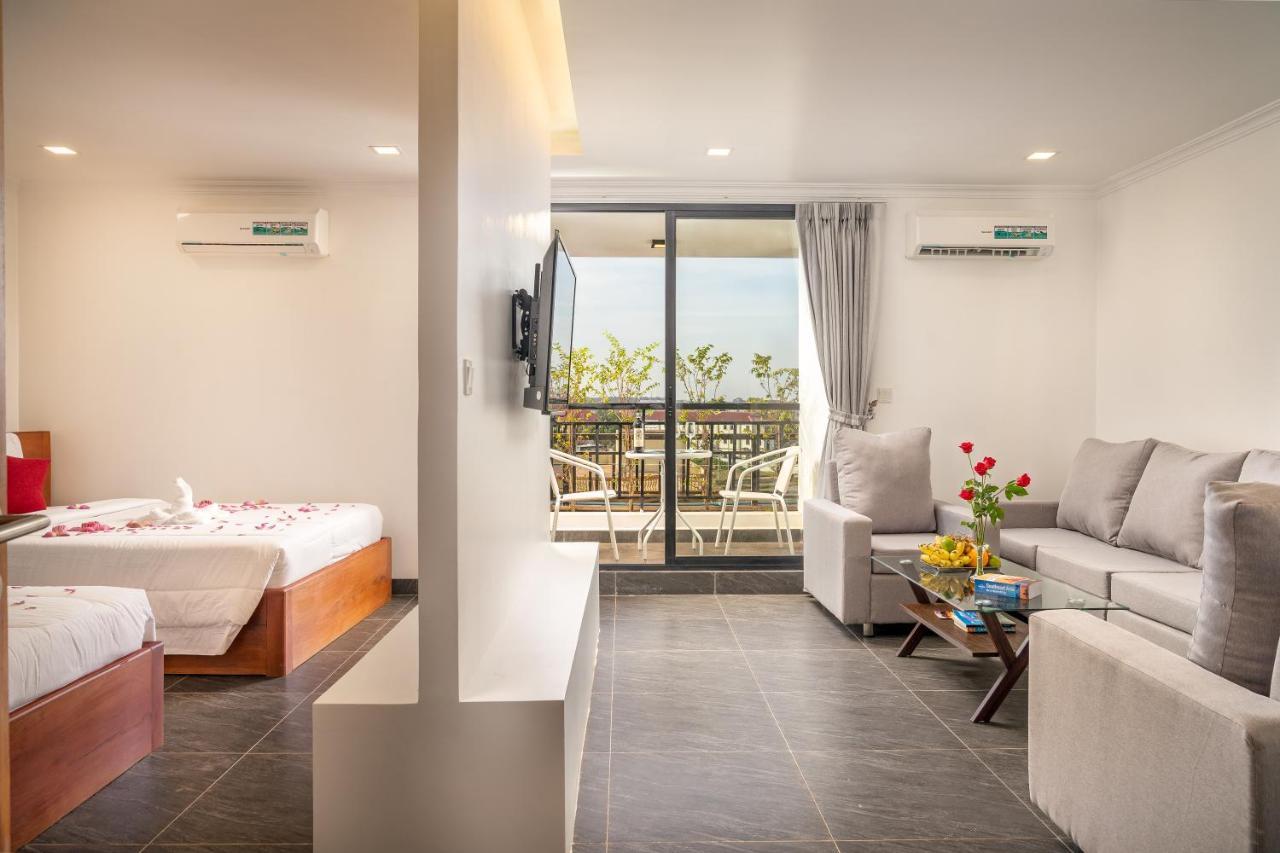 400m2 1 slaapkamer, 1 privé badkamer Appartement in Sala Kamreuk Siem Reap Buitenkant foto