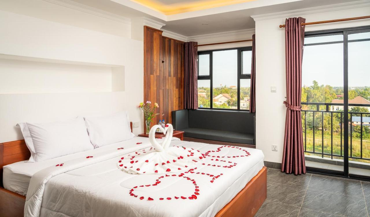 400m2 1 slaapkamer, 1 privé badkamer Appartement in Sala Kamreuk Siem Reap Buitenkant foto