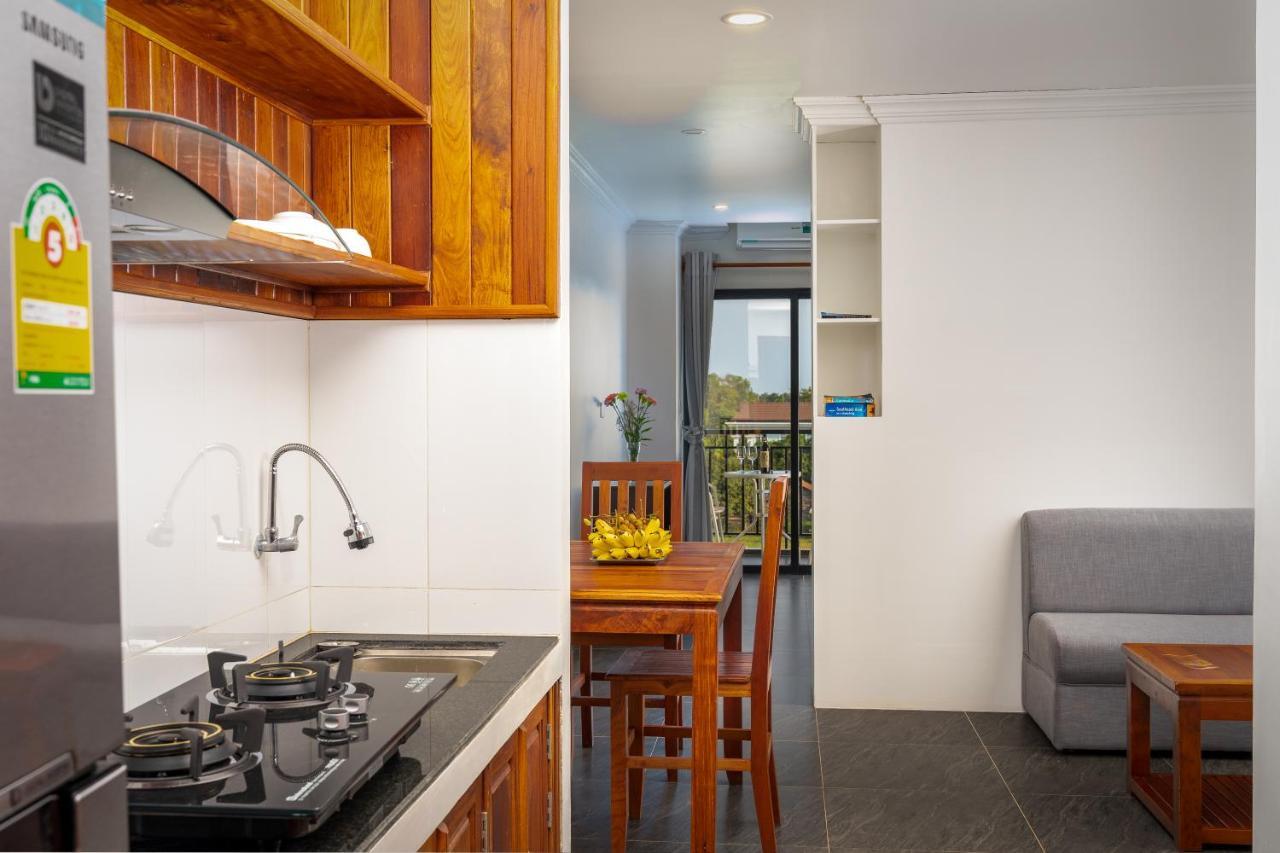 400m2 1 slaapkamer, 1 privé badkamer Appartement in Sala Kamreuk Siem Reap Buitenkant foto